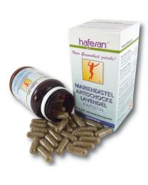 hafesan Milk Thistle + Artichoke + Lavender Capsules