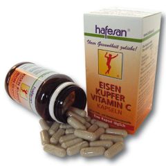 hafesan Iron + Copper + Vitamin C Capsules