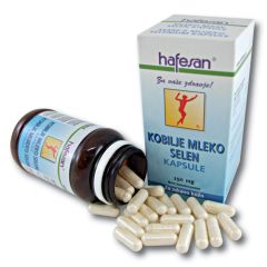 hafesan Kobilje mleko + Selen 150 mg kapsule